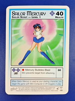 Sailor Mercury lvl 1 #107 - Premier Unlimited, Sailor Moon CCG card (2000 Dart) - Image 1
