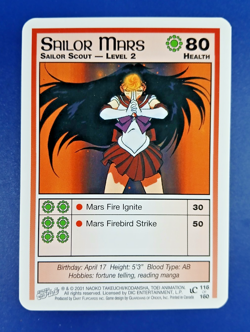 Sailor Mars lvl 2 #116 - Premier Unlimited, Sailor Moon CCG card (2000 Dart) - Image 1