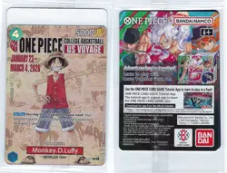 ONE PIECE Monkey D Luffy * BANDAI Card Game * 2026 College Basketball US Voyage - Image 1