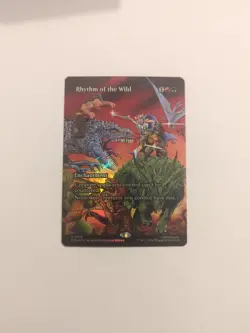 Rhythm of the Wild (Borderless) *FOIL* Teenage Mutant Ninja Turtles NM MTG - Image 1