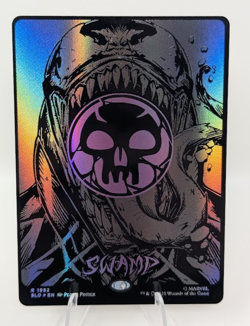 MTG Secret Lair - Raised Foil Full-Art - Swamp Mana Symbiote Venom Spider-Man - Image 2