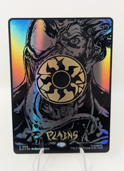 MTG Secret Lair - Raised Foil - Plains Mana Symbiote Venom Spider-Man - Image 3