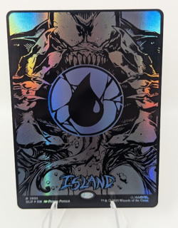 MTG Secret Lair - Raised Foil Full-Art - Island Mana Symbiote Venom Spider-Man - Image 3