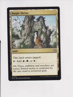 MAGIC THE GATHERING MTG COMMANDER: LORWYN ECLIPSED JUNGLE SHRINE - Image 1