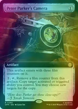 MTG - Peter Parker's Camera - Extended - SPM 280 - FOIL - NM - Image 1