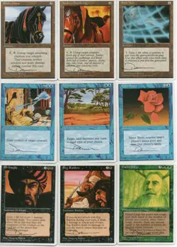 COMPLETE SET of M:tG FOURTH EDITION Dameon Willich - SIGNED ARTIST PROOF s! - Image 1