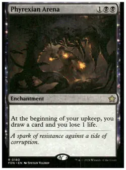 Foundations #180 Phyrexian Arena - Image 1