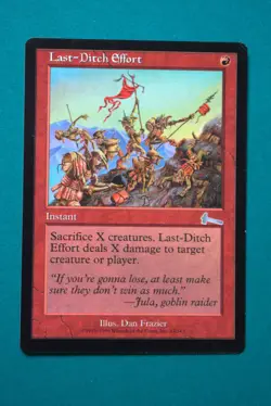 Last-Ditch Effort - Urza’s Legacy - Never Played - Magic The Gathering(4) - Image 1