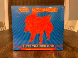 POKEMON SWORD & SHIELD ELITE TRAINER BOX ETB Zamazenta SEALED! - Image 1