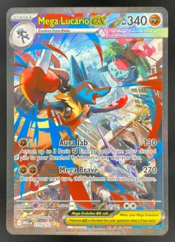 2025 Pokemon Mega Evolution #179/132 Mega Lucario ex Special Illustration Rare - Image 1