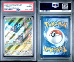2023 POKEMON MEW EN ILLUSTRATION RARE #178/165 TANGELA PSA 10 - Image 1