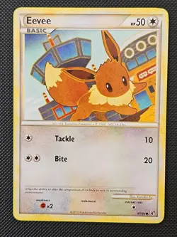 EEVEE 47/90 C HGSS UNDAUNTED POKEMON NM/M - Image 1