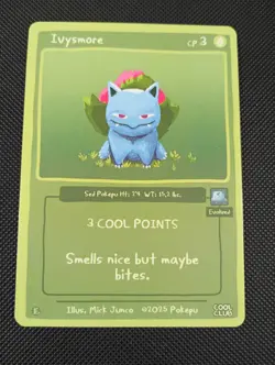 Pokepu Ivysmore (Ivysaur) 2025 Cool Club Collection Mick Junco Pokemon Fan Art - Image 1