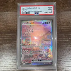 Pokemon TCG - Mew ex SVP 053 SV Black Star Promo Pokemon 151 UPC - PSA 9 Mint - Image 1