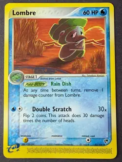 Lombre 45/100 Expedition Sandstorm 2003 Pokemon TCG Stage 1 Regular Finish - Image 1