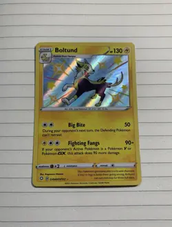 2021 Pokemon Sword Shield Shining Fates Boltund SHR Shiny Vault Holo #SV40/SV122 - Image 1