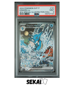 POKEMON PSA 9 KINGDRA EX 131 SVP SPECIAL ILLUSTRATION PROMO 2024 ITALIANO - Image 1