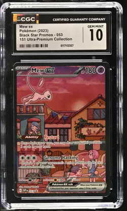 2023 Pokemon Black Star Promos Mew ex 151 Ultra-Premium Collection CGC 10 #053 - Image 1