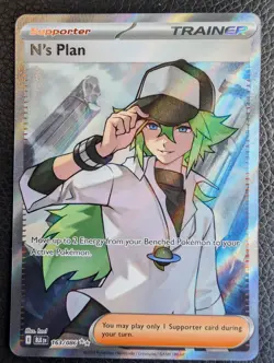 N's Plan - 163/086 Black Bolt (Pokemon) Full Art Ultra Rare - Image 1