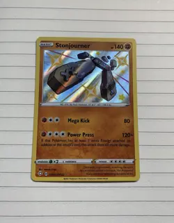 2021 Pokemon Shining Fates Stonjourner SHR Shiny Vault Holo Rare #SV75/SV122 - Image 1