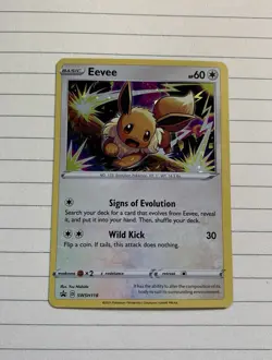 2019-22 Pokemon Sword Shield Eevee Black Star Promos #SWSH118 - Image 1