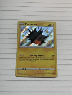 2021 Pokemon SWSH Shining Fates Pincurchin SHR Shiny Vault Holo Rare #SV43/SV122 - Image 1