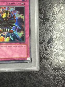 2003 YUGIOH! LON MASK OF RESTRICT LABRYINTH OF NIGHTMARE ULTRA RARE #018💎PSA 10 - Image 5