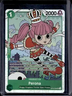 2025 One Piece Legacy of the Master Perona Super Rare #OP12-034 - Image 1