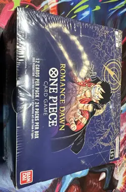 One Piece EN OP-01 Romance Dawn White Bottom Booster Box Sealed. - Image 1