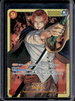 2022 One Piece Romance Dawn Shanks Secret Rare #OP01-120 - Image 1