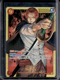 2022 One Piece Romance Dawn Shanks Secret Rare #OP01-120 - Image 1