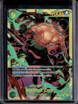 2024 One Piece The Best Roronoa Zoro Secret Rare #OP06-118 - Image 1
