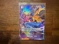 One Piece Trafalgar Law P-093 (Illustration Box 6) Alt Art Promo NM - Image 1
