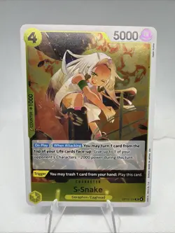 S-Snake OP13-114 Carrying On His Will Foil One Piece TCG Rare (R) - Image 1