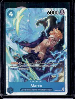 2025 One Piece The Best Vol. 2 Marco Promo #PRB02-008 - Image 1