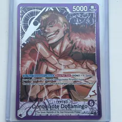 Psa 10 Contender | DONQUIXOTE DOFLAMINGO 2026 ONE PIECE LEADER ALT ART OP14-060 - Image 1