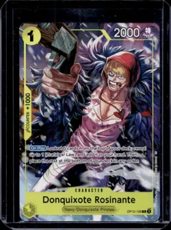2025 One Piece Legacy of the Master Donquixote Rosinante Rare #OP12-108 - Image 1