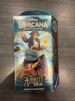 Disney Lorcana: Azurite Sea Starter Deck - Amber and Ruby - Image 1