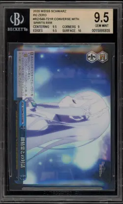 Weiss Schwarz Converse With Spirits RE:Zero JPN RZ/S46-T21R RRR BGS 9.5 - Image 1