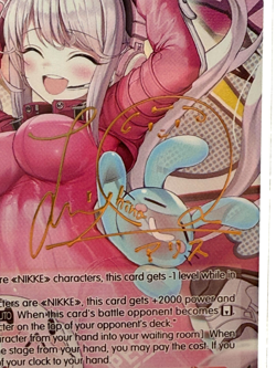 Weiss Schwarz: NIKKE - "Wonderland" Alice - NIK/S117-E060SP SP - NM - Image 3