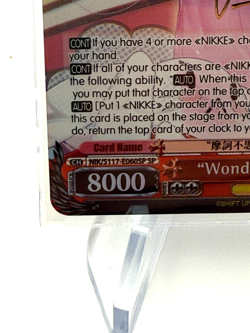 Weiss Schwarz: NIKKE - "Wonderland" Alice - NIK/S117-E060SP SP - NM - Image 4