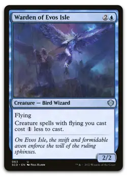Warden of Evos Isle #63 (NM) Starter Commander SCD Magic MTG - Image 1