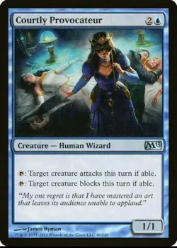 X 1 Courtly Provocateur NM M13 046 MTG Magic The Gathering - Image 1