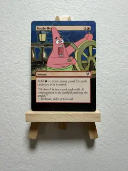Battle Hymn - Patrick Star, Leedle Leedle Lee - Painted Alter - Avacyn Restored - Image 1