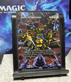 MTG Teenage Mutant Ninja Turtles Waves of Aggression 13, NM, Borderless, Regular - Image 1