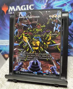 MTG Teenage Mutant Ninja Turtles Waves of Aggression 13, NM, Borderless, Regular - Image 2