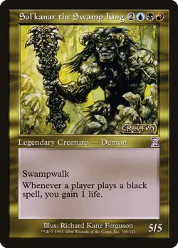 Sol'kanar the Swamp King [Time Spiral Timeshifted] Lightly Played - Image 1