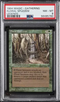 1994 MAGIV THE GATHERING LEGENDS FLORAL SPUZZEM PSA 8 - Image 1