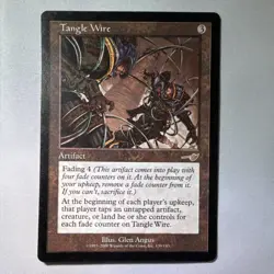 Magic: The Gathering Tangle Wire Artifact Nemesis Rare English 2000 Glen Angus - Image 1