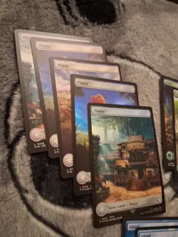 Final Fantasy MTG Full Art Basic Land NM Foil/Regular x27 - Image 2